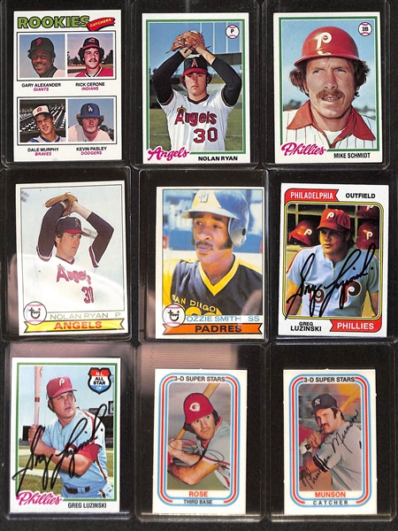 Lot of Approx (2500) 1974 -1984 Topps Baseball Cards w. (5) 1977 Andre Dawson Rookie Cards